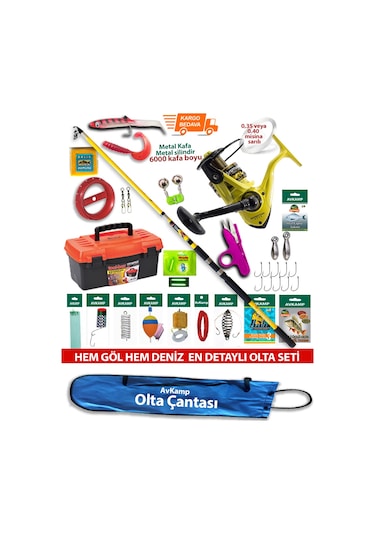 Profesyonel Olta Takımı Full Set