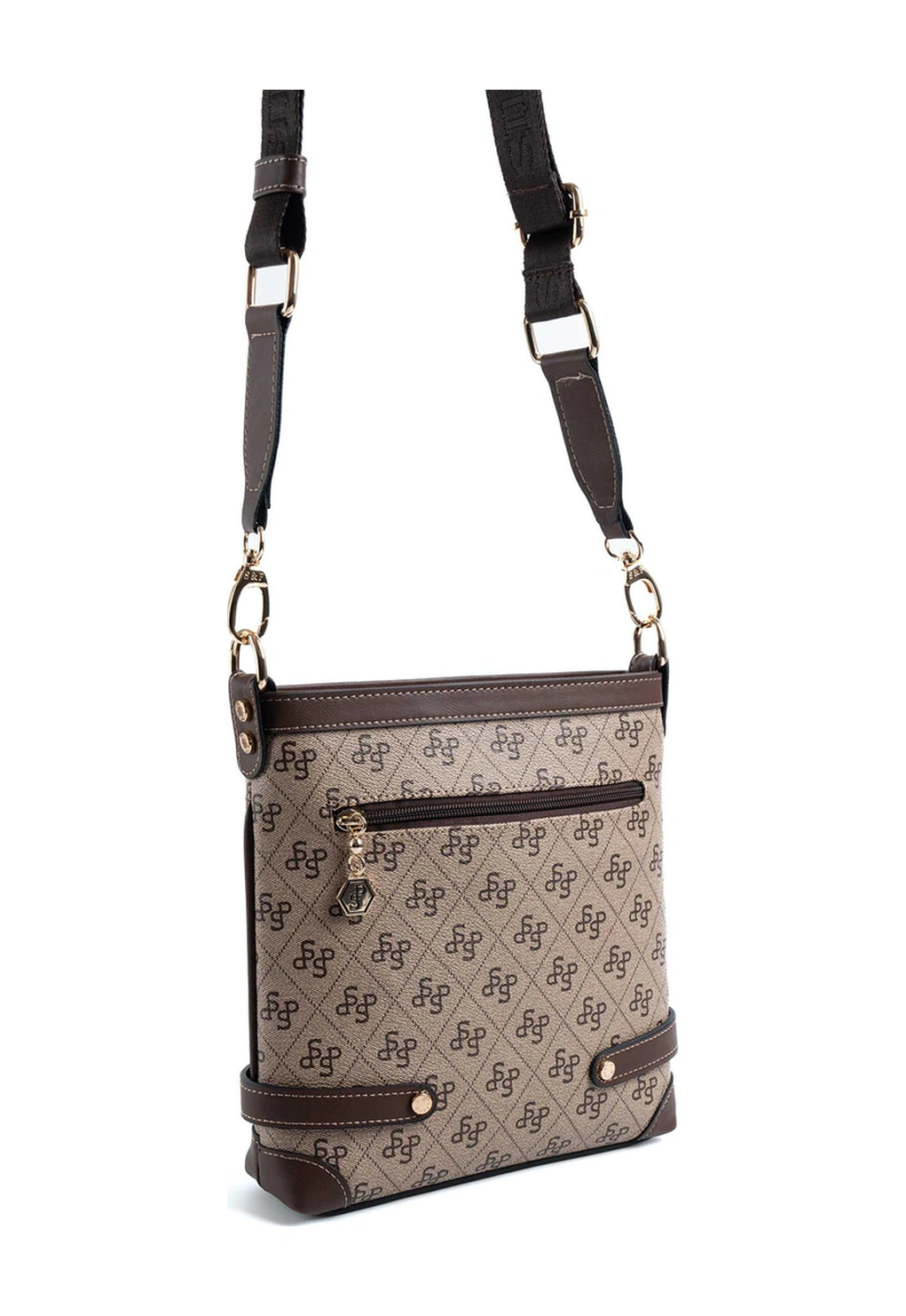 Silver Polo Kadın Çapraz Çanta 1120 Koyu Bej