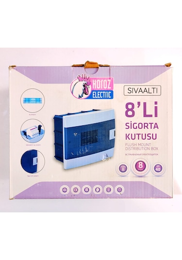 Horoz 8'li Sıva Altı Sigorta Kutusu