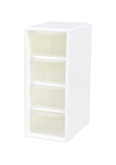 Masaüstü Kozmetik Saklama Kutusu 4 Çekmece Üniteleri Konteyner Kasa Küçük Organizatör Kutusu Diğer