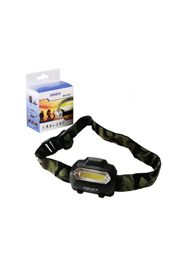 Police Pc - 1917 Cob Led Kafa Feneri Siyah