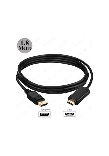 Yüksek Kalite Displayport To Hdmi Dönüştürücü Kablo - 1.8 Metre