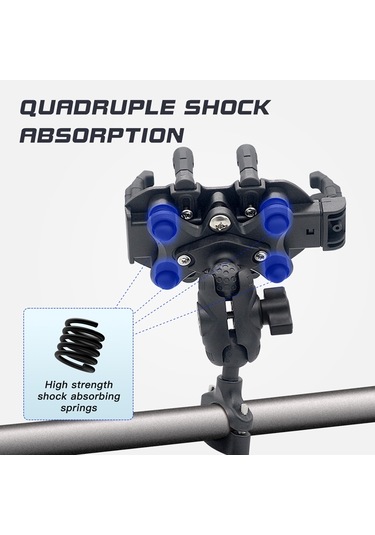 Sones Açık Hava Motosiklet Alüminyum Alaşımlı Darbe Emici Cep Telefonu Tutucu Gidon Modeli