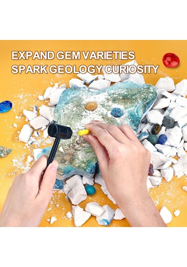 Dünyanın Kayaları Ve Mineralleri Araştırma Seti 3d Puzzle G0801