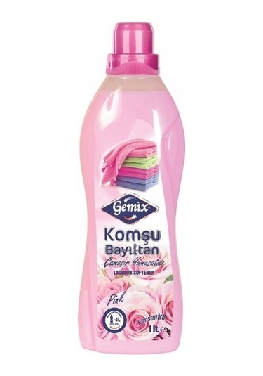 Gemix Konsantre Çamaşır Yumuşatıcısı Komşu Bayıltan Pembe 1 L