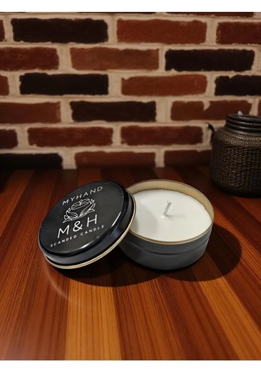 Myhand Soyawax Siyah Teneke Eternal Love Esans Kokulu Mum 60 Gr Siyah