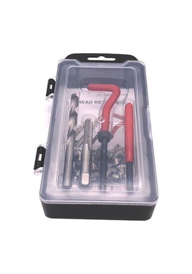 Geeroyoo 25 Parça M6 Vida Tamir Seti - Motor Ve Otomotiv Onarımı İçin Çelik Helicoil Vida Takımı