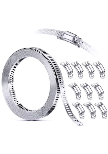 Yate10 Şerit Kelepçe 12,7mmx150cm Şerit 10 Adet Kelepçe