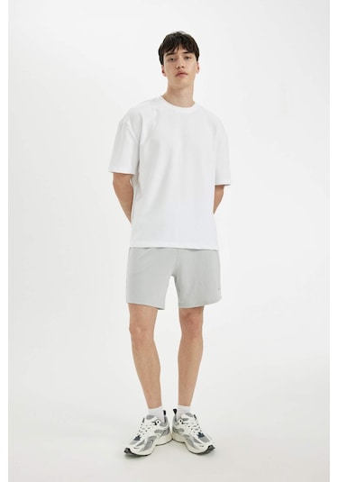 DeFacto Slim Fit Dar Kesim Dar Paça Şort A3893AX24HSGR184