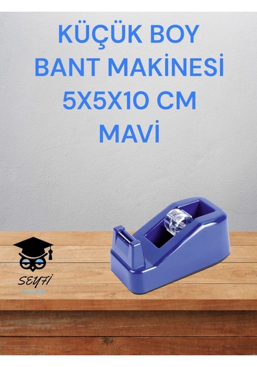 Küçük Boy Masaüstü Bant Makinesi 5x5x10 Cm Mavi Diğer