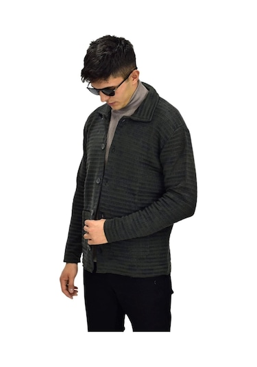 Erkek Spor Düğmeli Hırka R6380 Bgl-st03173 001