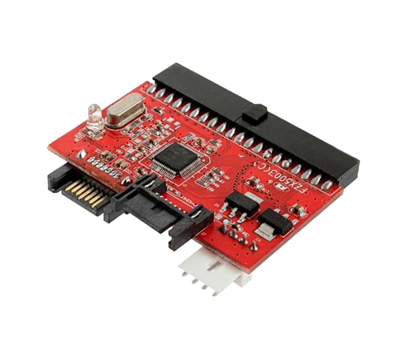 Qingmipy Ide Ve Sata Arasında Çift Yönlü Disk Dönüştürücü Adaptörü - Otomatik Hız Konuşması, Led Göstergeli, Sürücü Gerektirmeyen