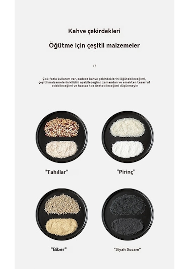 Jian Fan Taşınabiler Elektrikliöğütme Kahve Makinesi Ev Siyahi Siyah