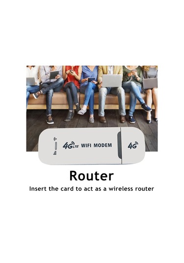 4g/5g Mobil Wıfı Yönlendirici 150 Mbps 4g Lte Kablosuz Usb Dongle Modem Sopa Black