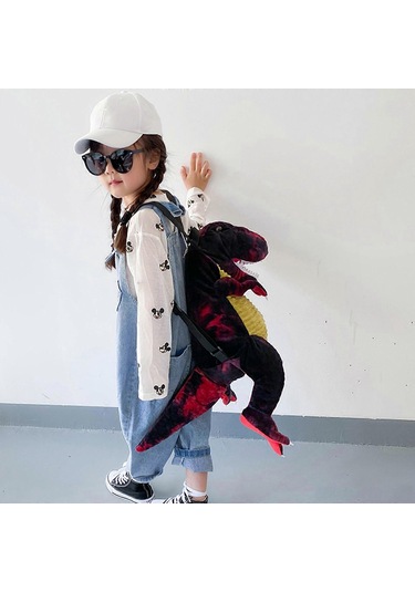 Çocuklar İçin Dinozor Sırt Çantası, 3d Peluş Dinozor Fermuarlı Sırt Çantası, Ayarlanabilir Askılı Karikatür Hayvan Okul Çantası Diğer