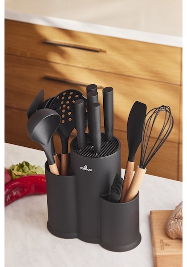 Karaca  Burby Wood 14 Parça Servis ve Bıçak Seti