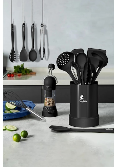 Vallettamaracas Isıya Dayanıklı Silikon Spatula Seti 25 Parça