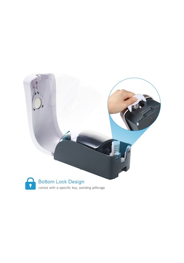 Leezsing Chuangdıan 1000ml Delme Gerektirmeyen Duvara Monte Sabunluk Duş Jeli Sıvı Şampuan Dağıtıcı Tutucu İşletmeler Ve Kamu Alanları İçin--beyaz