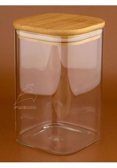 Get&joy Kvadro 1000 Ml Kapaklı Cam Kavanoz 208426934