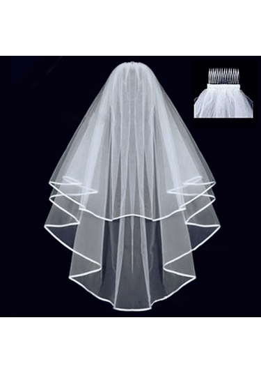 Vkemall Peyzaj Giyim İçin Gelin Perdesi Ve Tıraş Makinesi - Halloween Parti Kostümü Aksesuarı Diğer