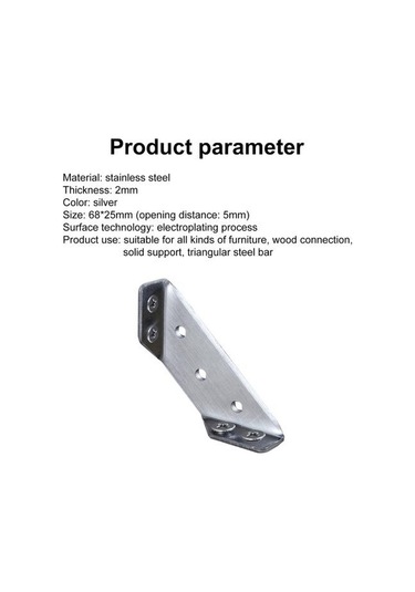 Köşe Braketi L Şeklinde Profesyonel Paslanmaz Çelik Anti-pas Sağ Açı Raf Dıy Mobilya