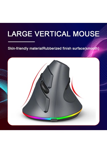 Springsun 2.4 G Kablosuz Bluetooth Dikey Oyuncu Mouse