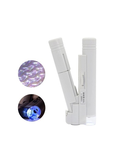 Dailytech 100x Mini Taşınabilir Led Lambalı El Mikroskobu