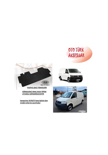 Vw Transporter T5 - T6 - T7 Minibüs Ve Panelvan Kauçuk Paspas Ön