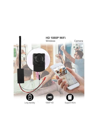 1080P Ip Modül Full Hd Wifi Kamera. Güvenlik Bakıcı  Kamerası