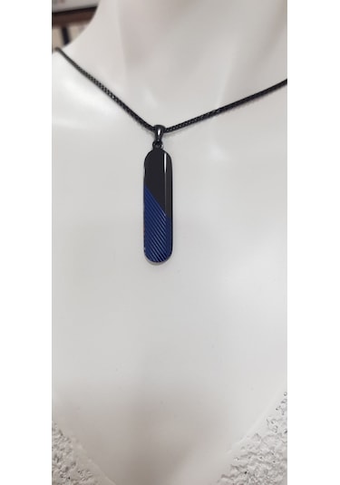 Vog Kişiselleştirile Bilinir Çift Renk Desenli Sevgiliye Eşe Arkadaşa Hediye Kolye