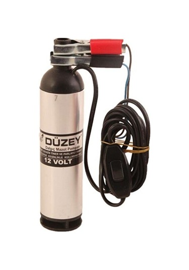 Düzey 12 Volt Mini Küçük Dalgıç Mazot Aktarma Sıvı Transfer Pom