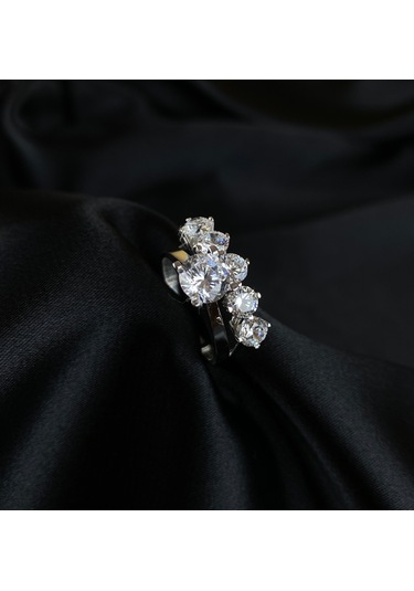 8 Ayar Beştaş Altın Yüzük (524725587)