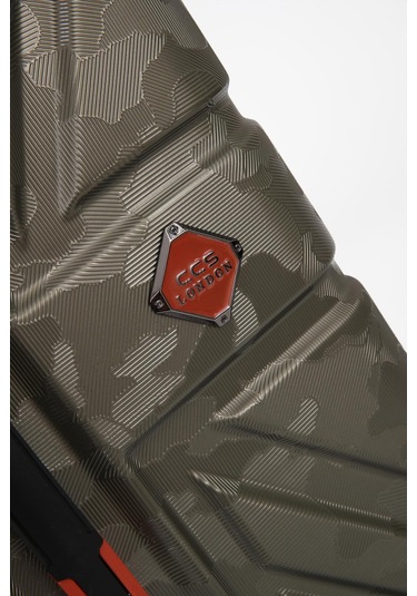 Ççs 5243 Polikarbon & Abs 3 Lü Valiz Seti Haki