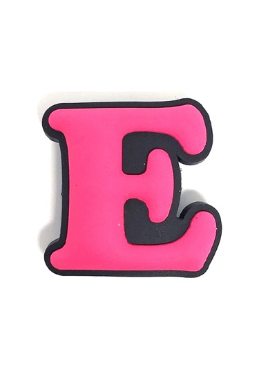 Crocs Terlik Süsü & Renkli Aksesuar Harf Jibbitz Açık Pembe