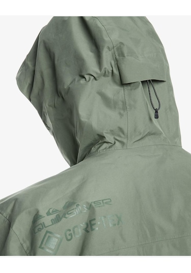 Quiksilver Over Cast Gore Tex Jk Erkek Mont-27702-yeşil