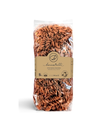 Bonatelli Vegan Siyez Burgu Makarna 350 G