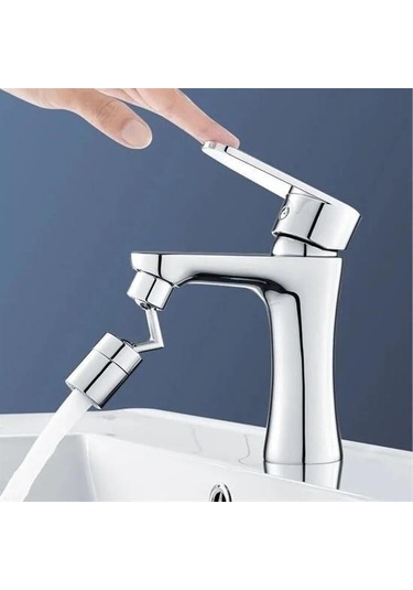 Buffer 720 Derece Dönebilen 4 Filtreli Tüm Musluk Tipleri İle Uyumlu Montaj Aparatlı Musluk Başlık - 9036518020682drvs1