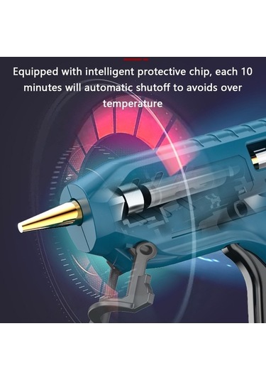 Pazly Profesyonel Kablosuz Sıcak Tutkal Makinesi - Usb Şarjlı El Sanatları Dıy Tamir Seti