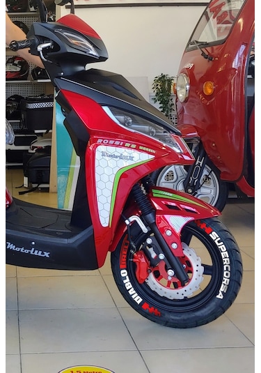Diablo Supercorsa Lastik Yazısı Scooter Stikeri