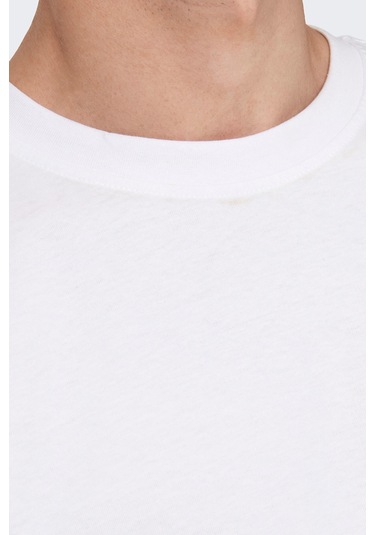 Only & Sons Erkek Onsfred Bisiklet Yaka Kısa Kollu T-shirt 22022532 Beyaz Beyaz