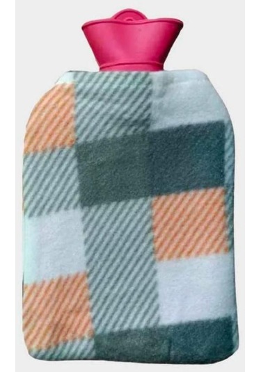 Petinka Kareli Polar Kılıflı Sıcak Su Torbası 2 L