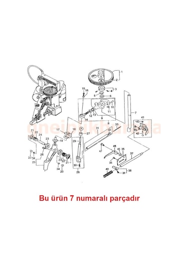 Çuval Ağzı Dikiş Makinesi Ana Mili