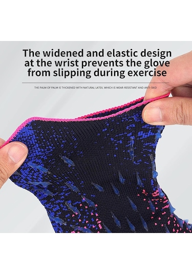 Hallow-futbol Kaleci Eldivenleri, Çocuklar, Gençler Ve Yetişkinler,mavi Kırmızı Mavi - Kırmızı