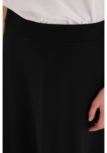 DeFacto A Kesim Krep Maxi Etek A4706AX25SPBK81 Siyah