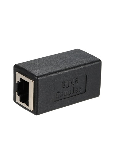Vkemall Rj45 Ağ Kablosu Birleştirici: İki Ağ Kablosunu Uzatmak İçin Çiftli Bağlantı, Gürültü Engeli, Sabit Sinyal Transferi, Kompakt Abs Kablo Uzatıcı