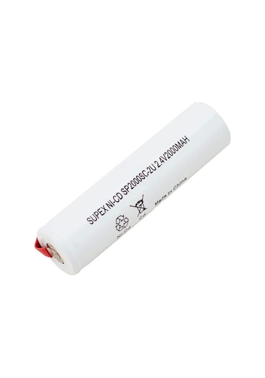 Supex Üst Üste Dik 2'li 2.4v 2000mah Süpürge Pili