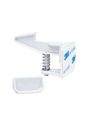 10 Adet Bebek Çocuk Kilit Güvenlik Çekmece Dolap Kilidi Gizli Kil Çok Renkli