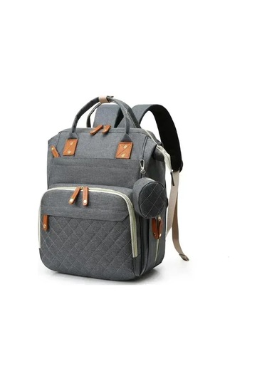 Jialan Taşınabilir Anne Çantası Büyük Kapasiteli Omuz Anne Ve Gri