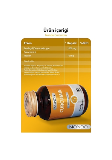 Nondo Curcumin 30 Tablet