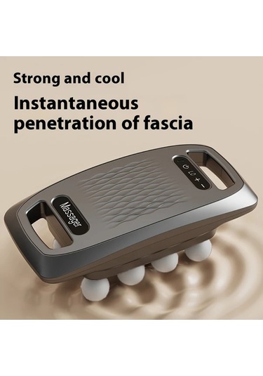 Fochsia Beyaz 9 Modlu 9 Şiddet Seviyeli 4900r Dakika Güçlü Motorlu Ergonomik Tutuşlu Çok Fonksiyonlu Tam Vücut Masaj Aleti Altın